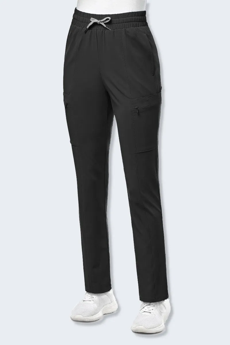 5334 WYVERN WonderWink Renew Women's High Waist Slim Leg Pant Black