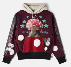 Advisory Board Crystal Planet Saving Information Fungi Edition 2: Mega Spore Hooded Sweatshirt Burgundy