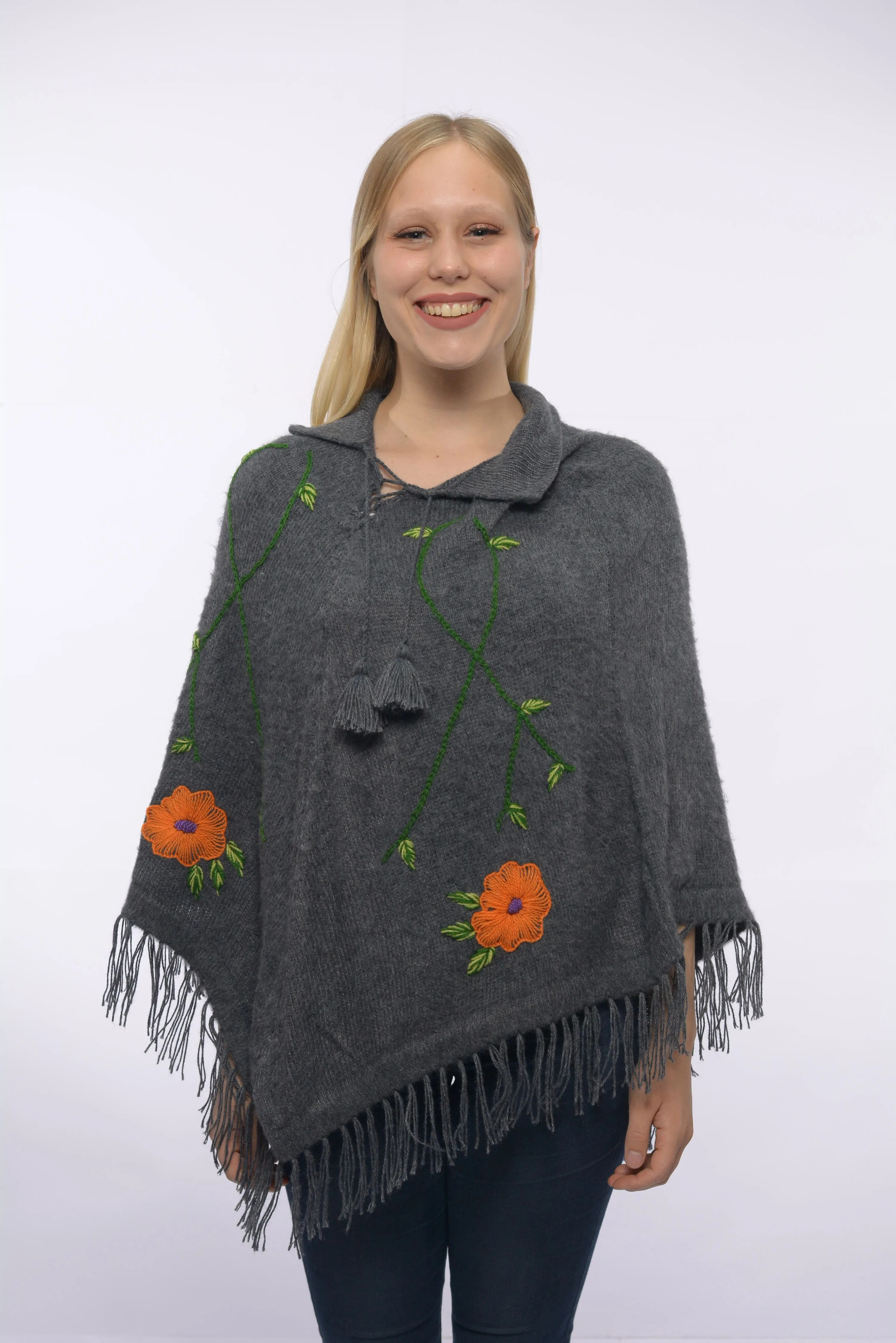 Alpaca Poncho for Women