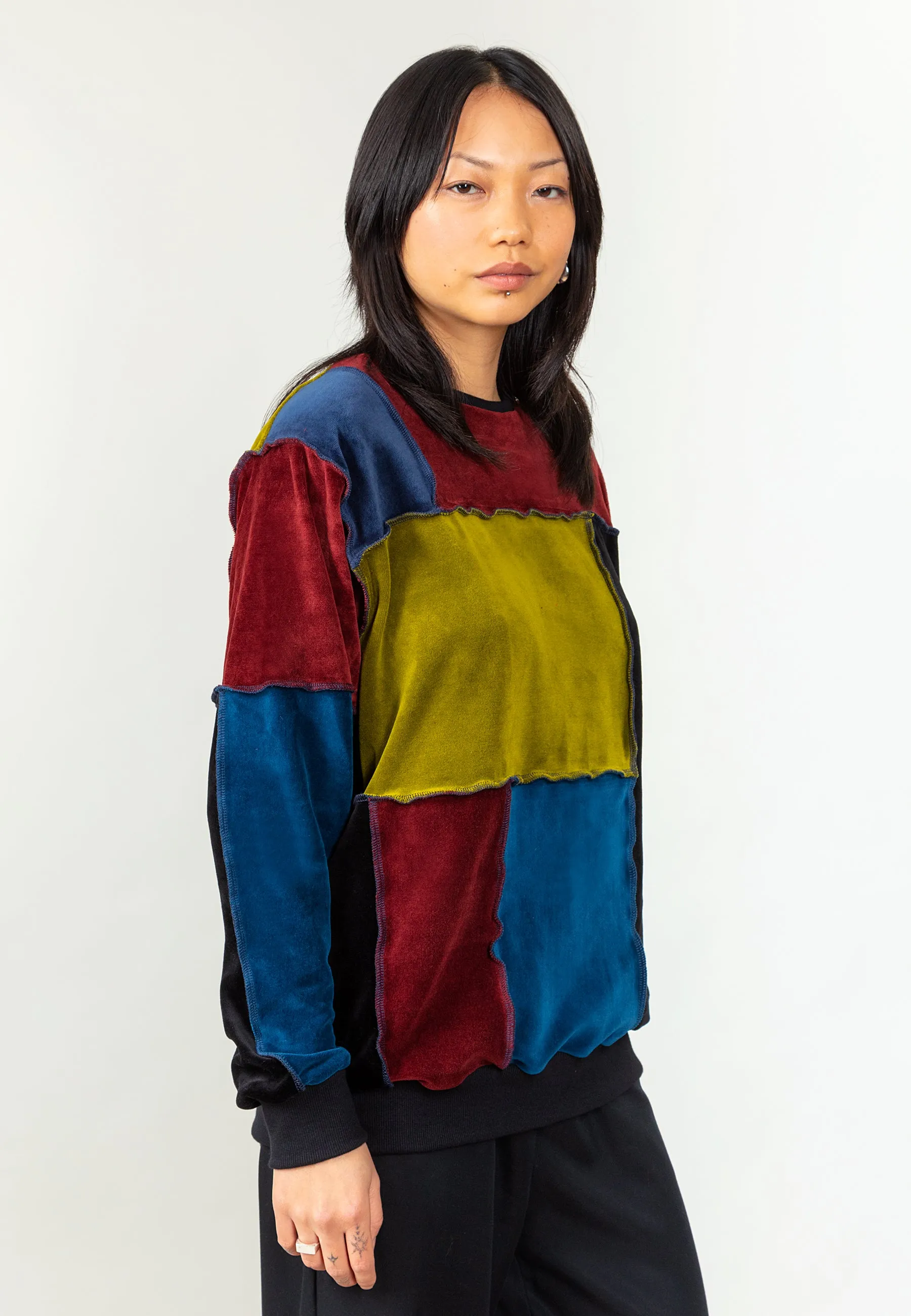 Althea Patchwork Sweatshirt