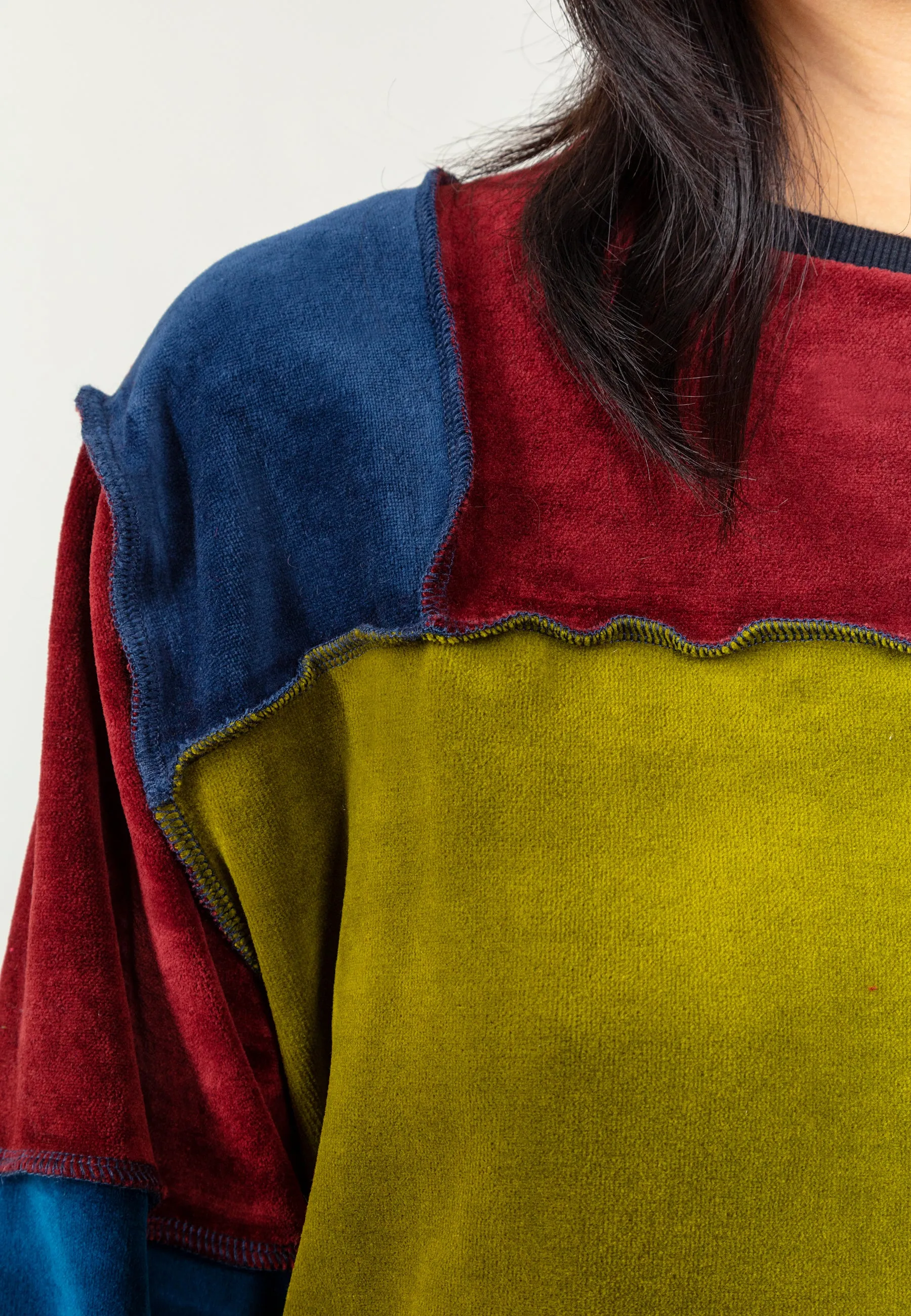 Althea Patchwork Sweatshirt