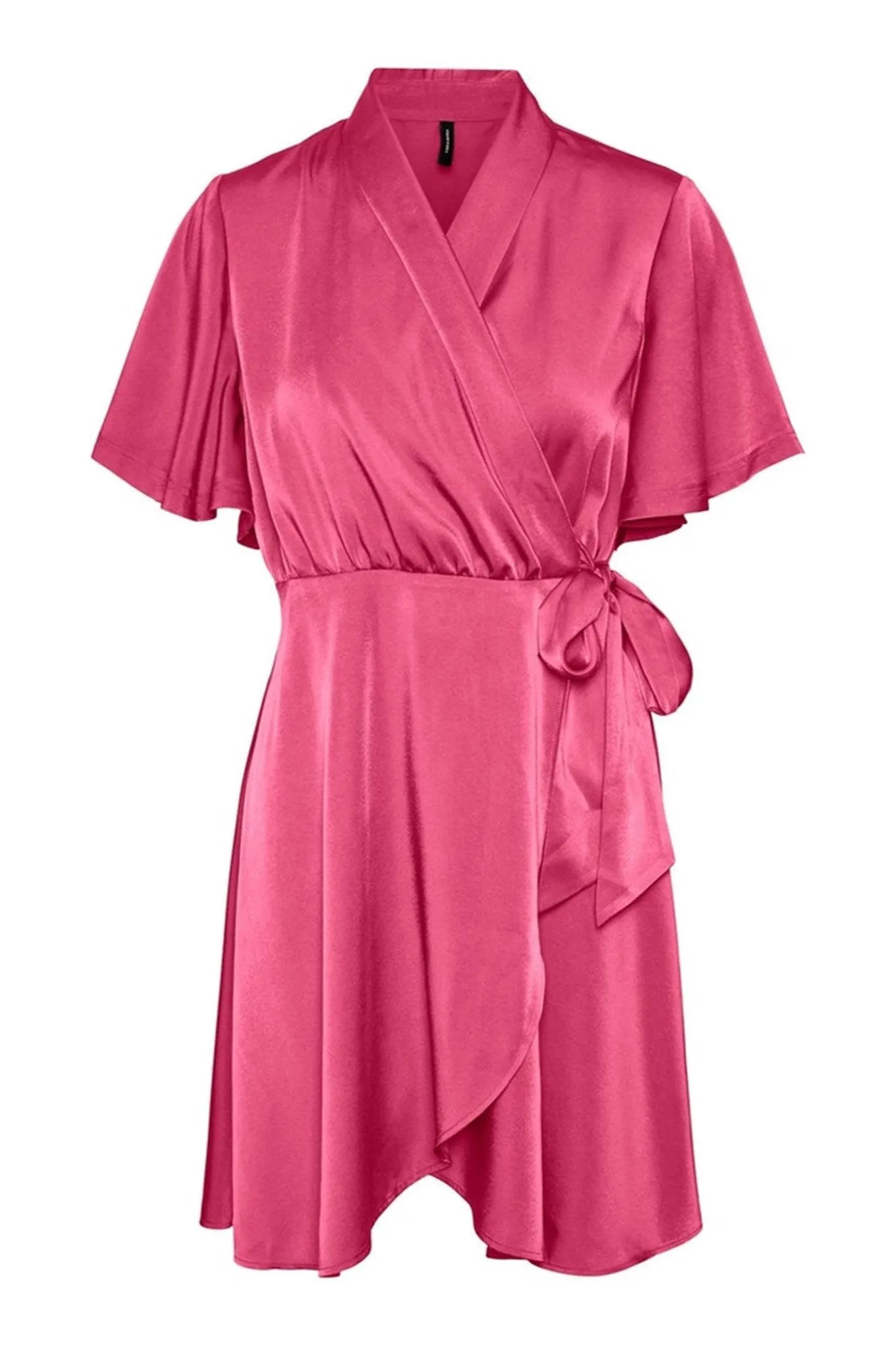 Amelia Wrap Dress - Hot Pink