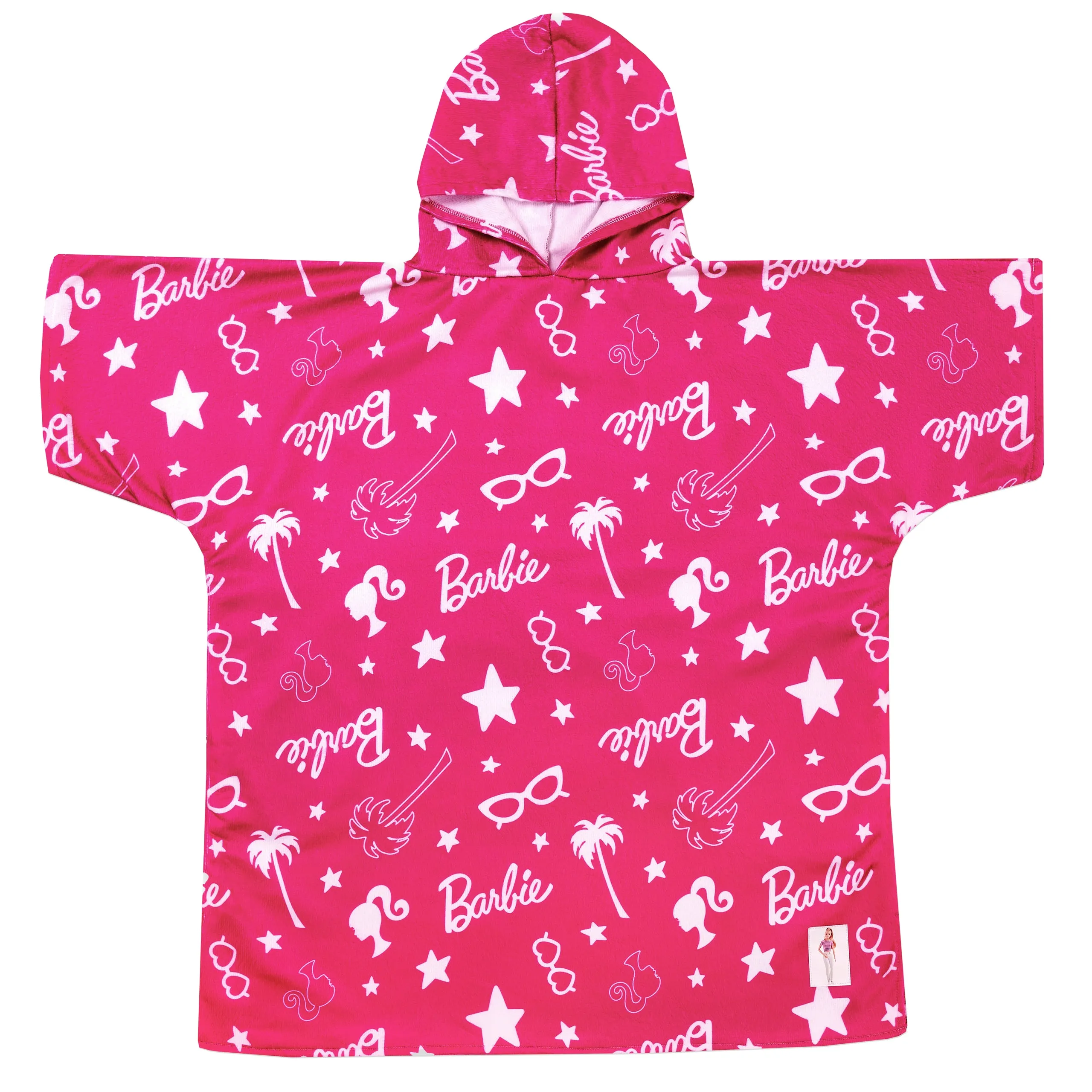 Barbie Hooded Towel Poncho