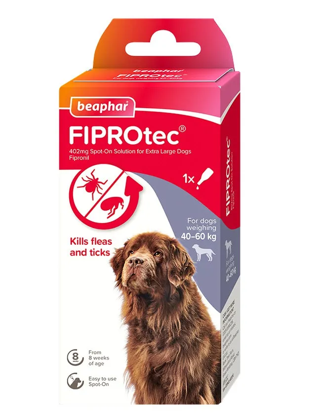 Beaphar FIPROtec XLarge Dog 1 pipette x6