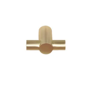 BHP - STINSON BEACH SOLID T-BAR PULL, IN SATIN BRASS FINISH #BHP200SB