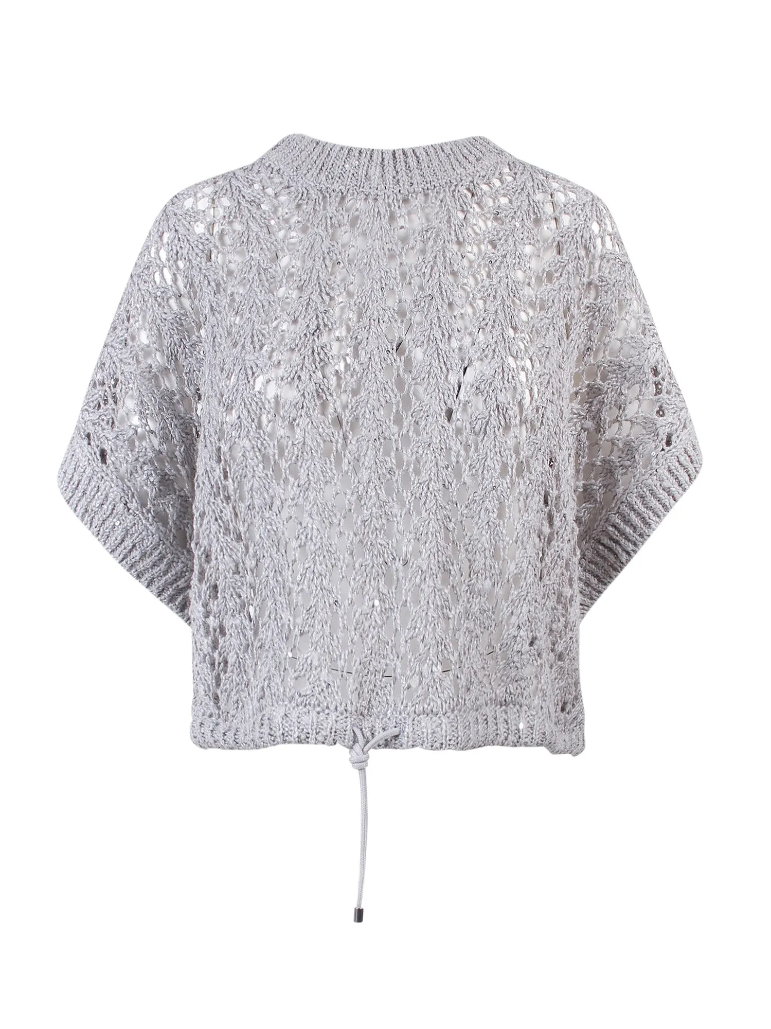 Brunello Cucinelli Perforated Crewneck Knit Jumper