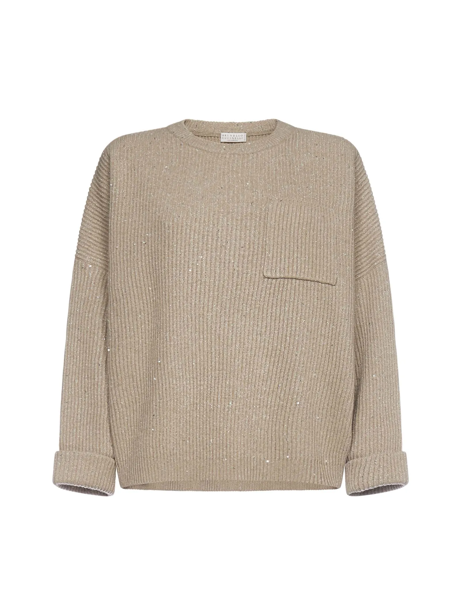 Brunello Cucinelli Ribbed Knit Crewneck Jumper