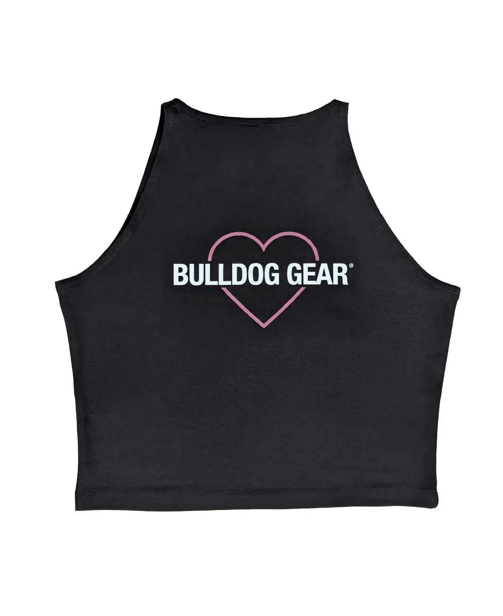 Bulldog Gear Limited Edition Ladies Heart Crop - We Love Bulldog