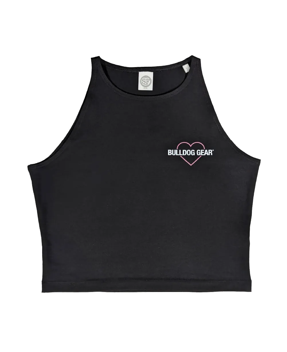 Bulldog Gear Limited Edition Ladies Heart Crop - We Love Bulldog