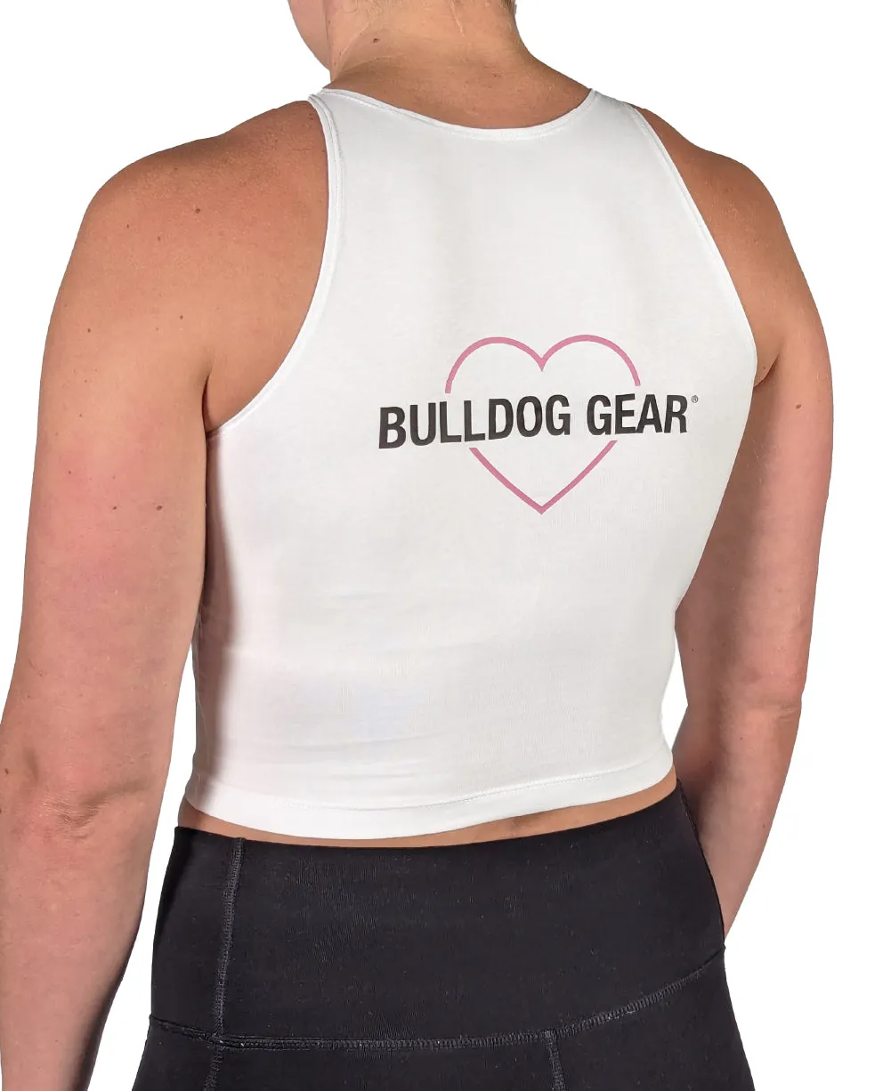 Bulldog Gear Limited Edition Ladies Heart Crop - We Love Bulldog