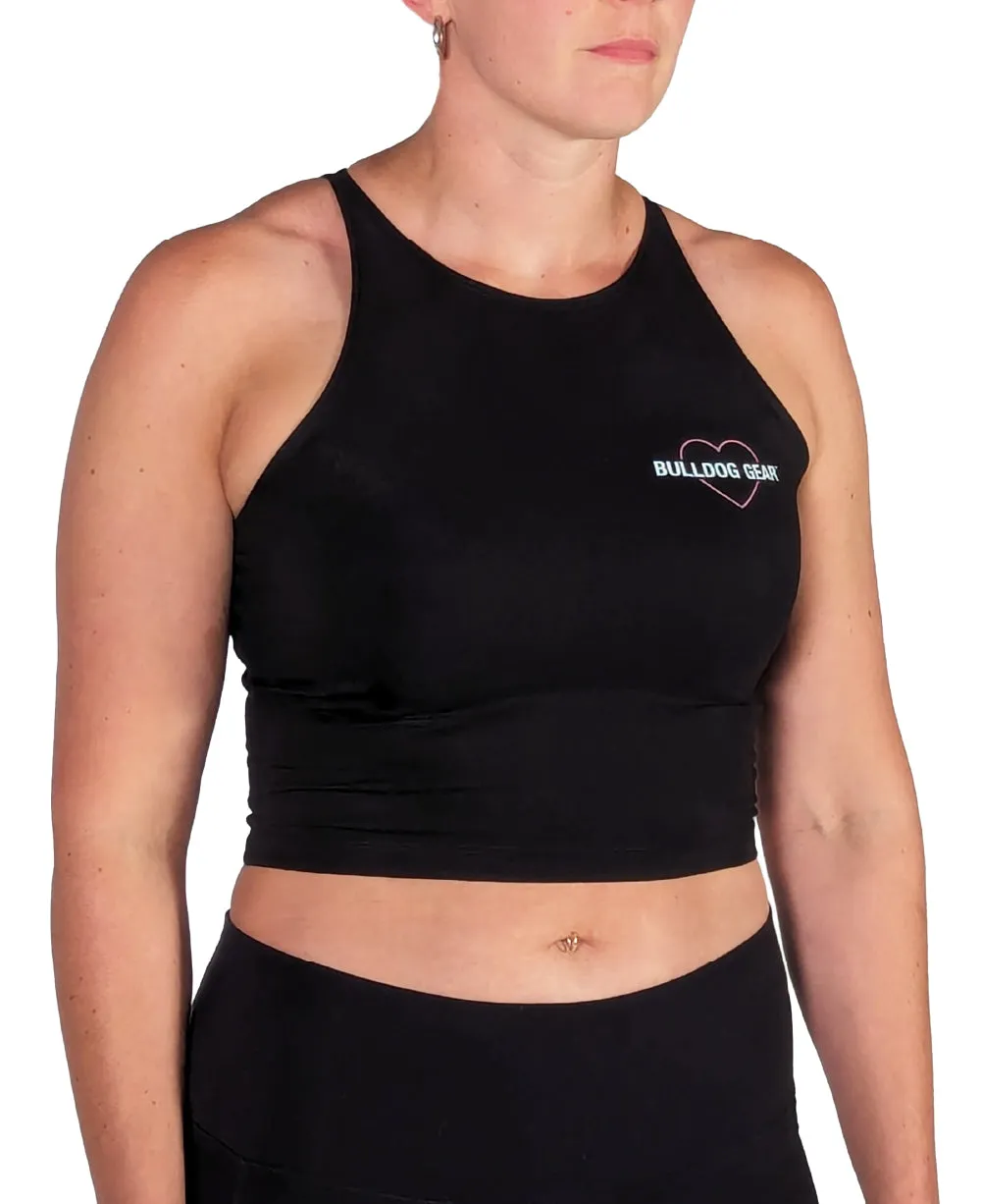 Bulldog Gear Limited Edition Ladies Heart Crop - We Love Bulldog