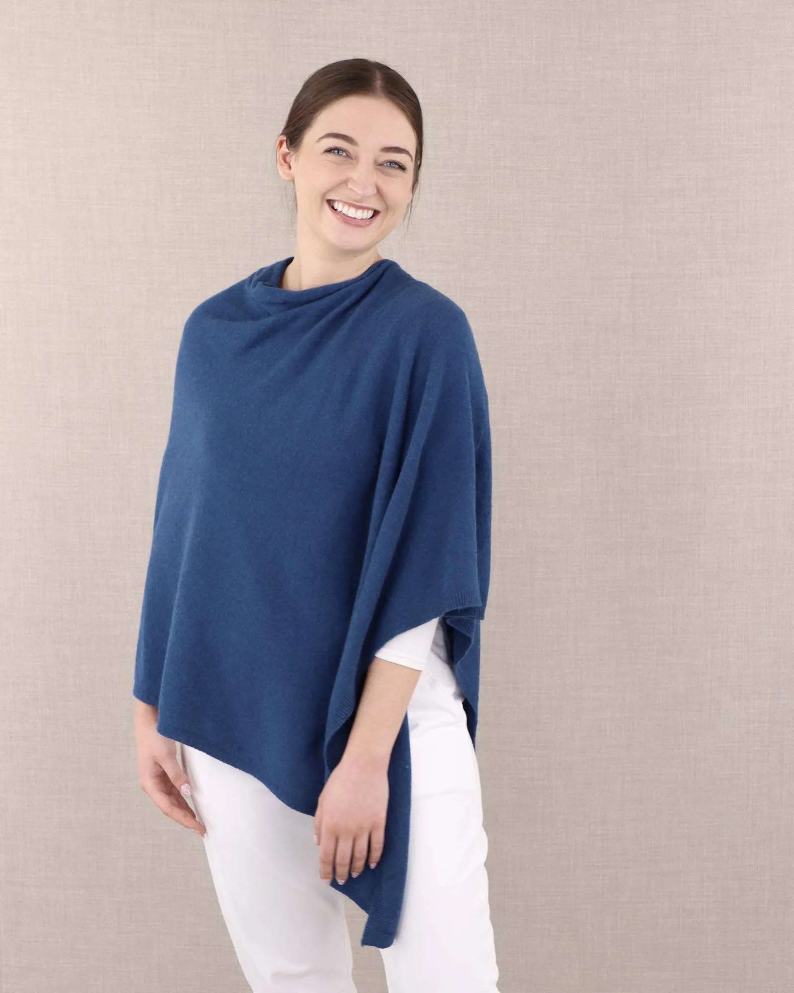 Cadenza Classic Cashmere Blend Poncho