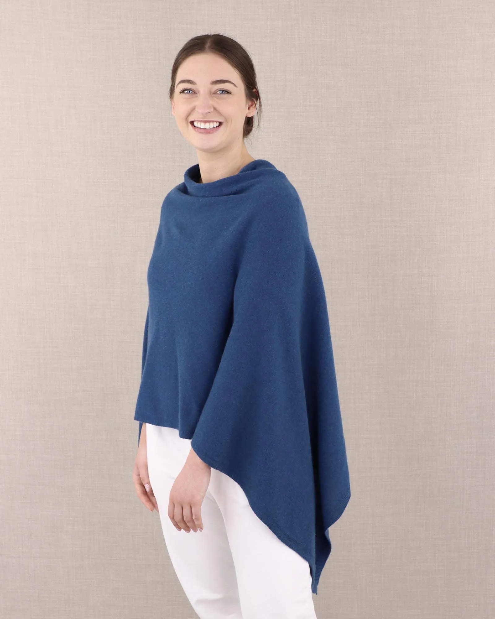 Cadenza Classic Cashmere Blend Poncho