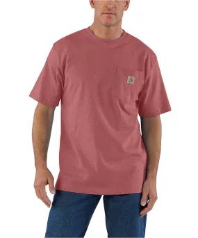 Carhartt K87 Workwear Pocket T-Shirt - Apple Butter Heather