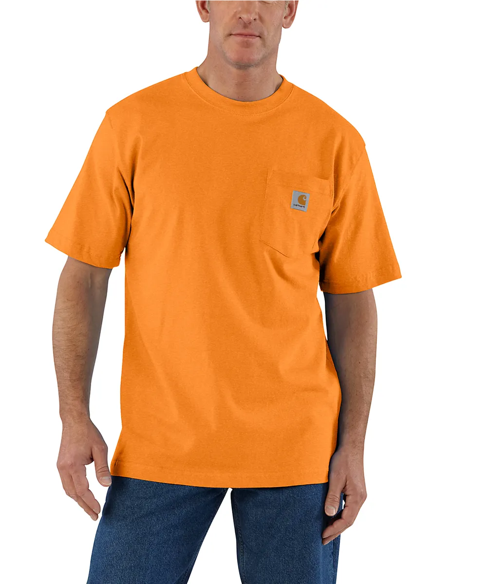 Carhartt K87 Workwear Pocket T-Shirt - Marmalade Heather