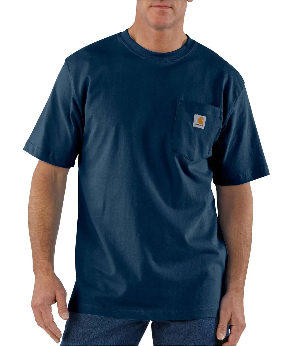 Carhartt K87 Workwear Pocket T-Shirt - Navy