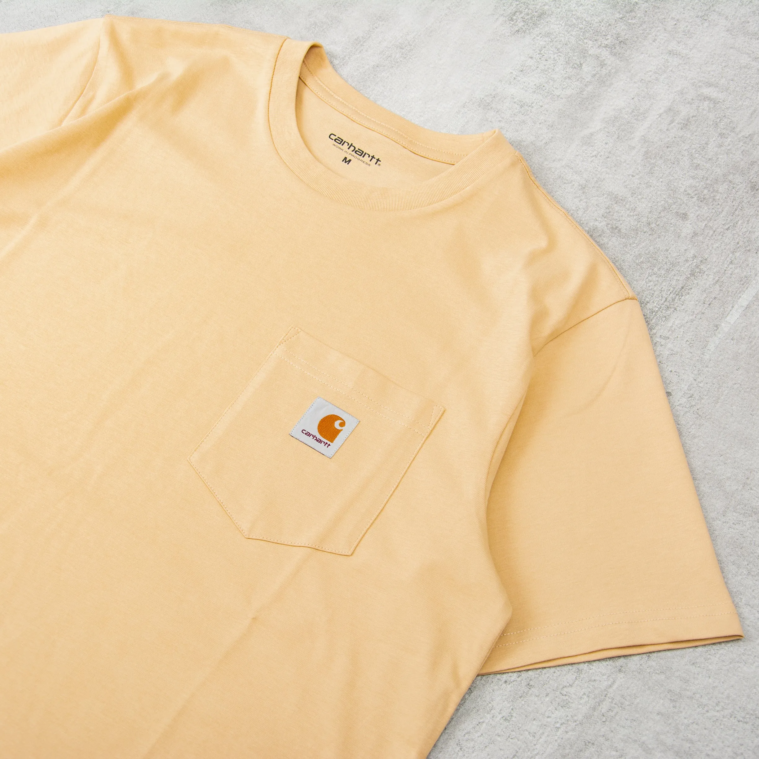 Carhartt WIP Pocket S/S Tee - Cornsilk