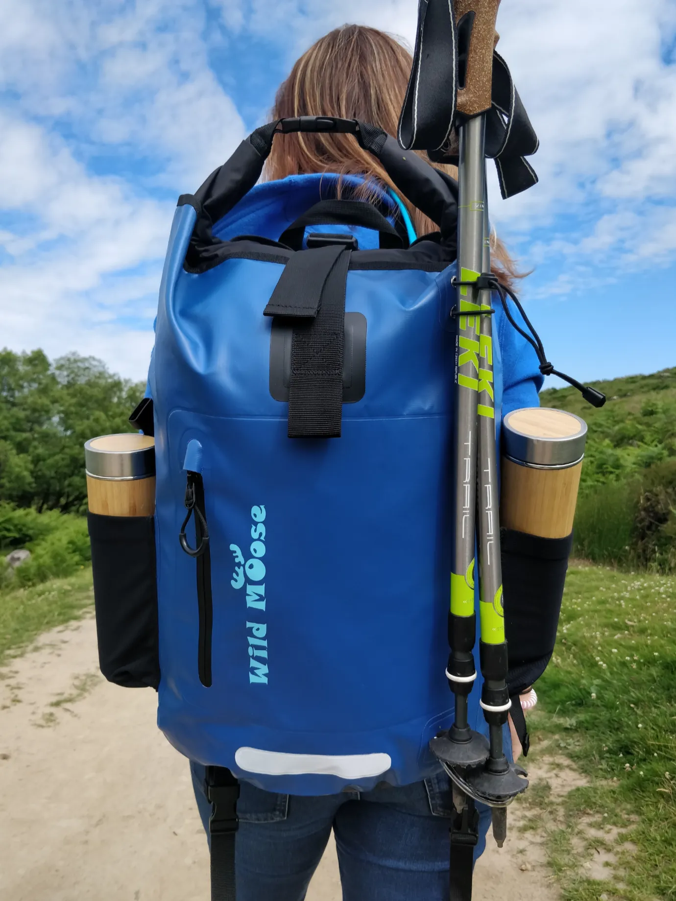 Caribou waterproof backpack     45L - electric blue