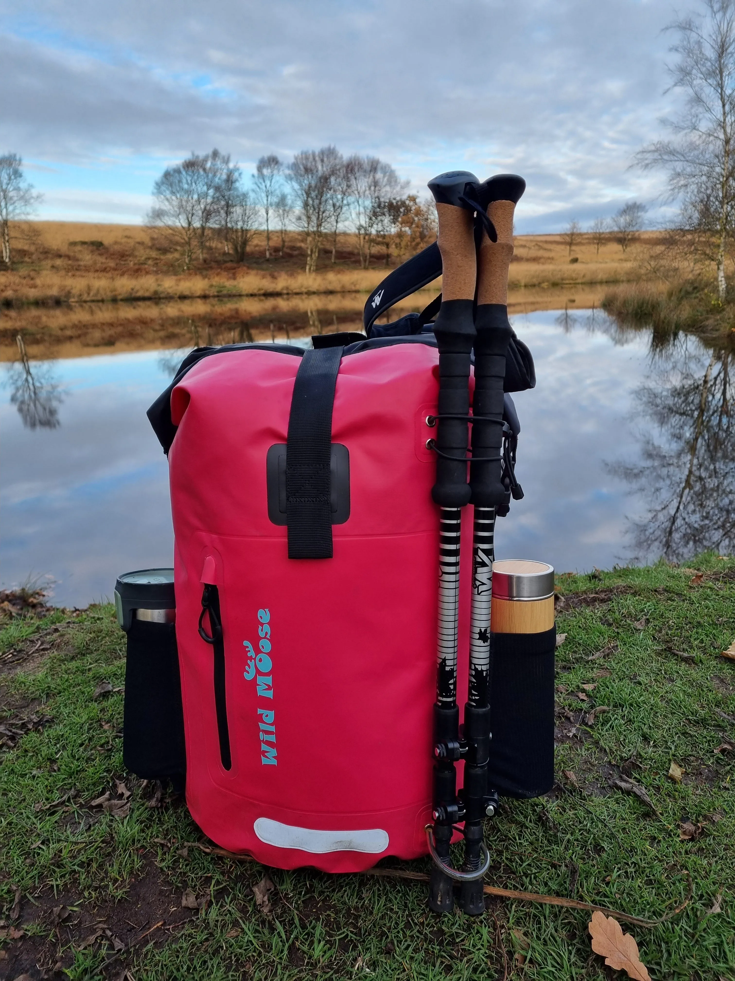 Caribou waterproof backpack     45L - hot pink