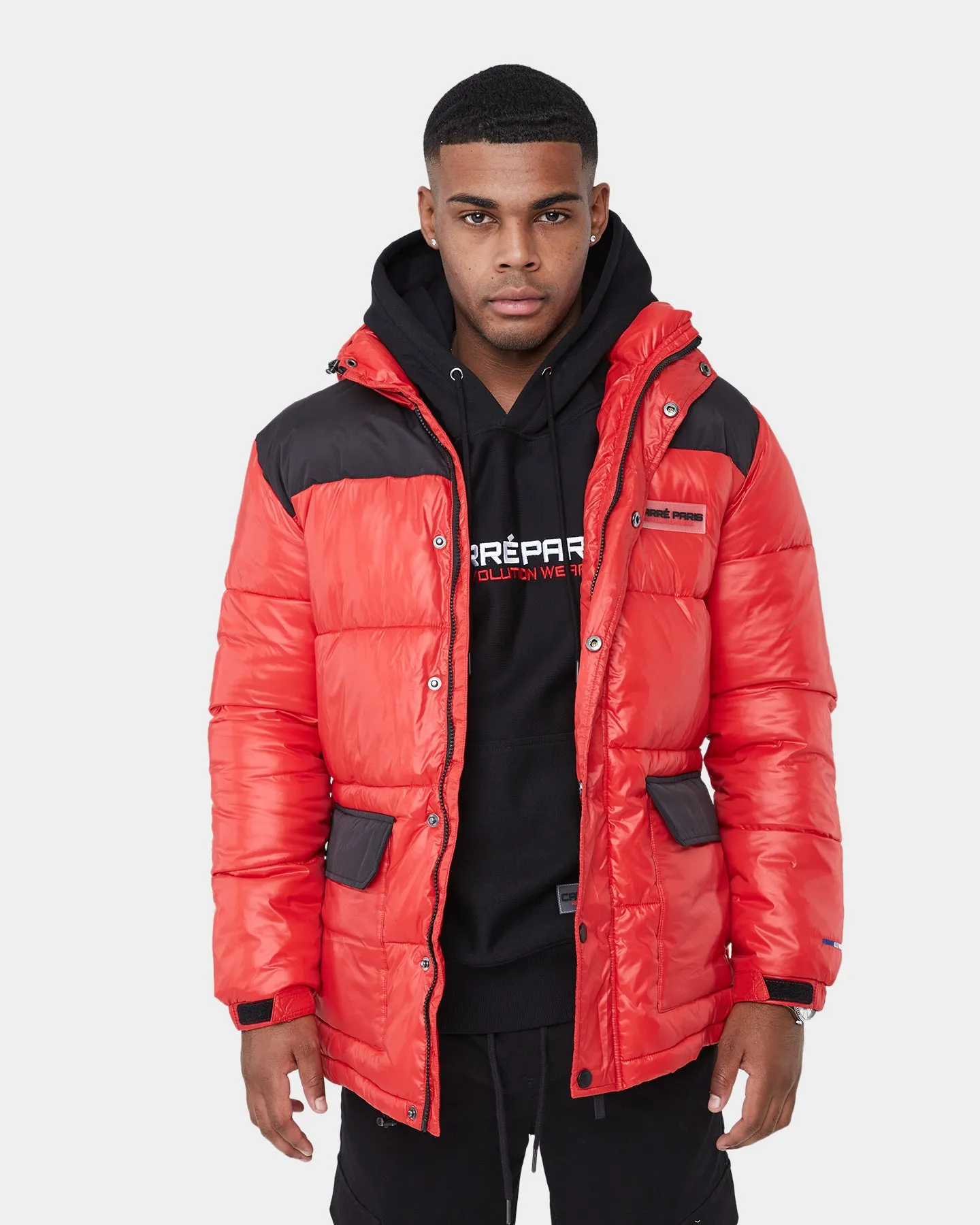 Carré Bossman Puffer Jacket Red/Black