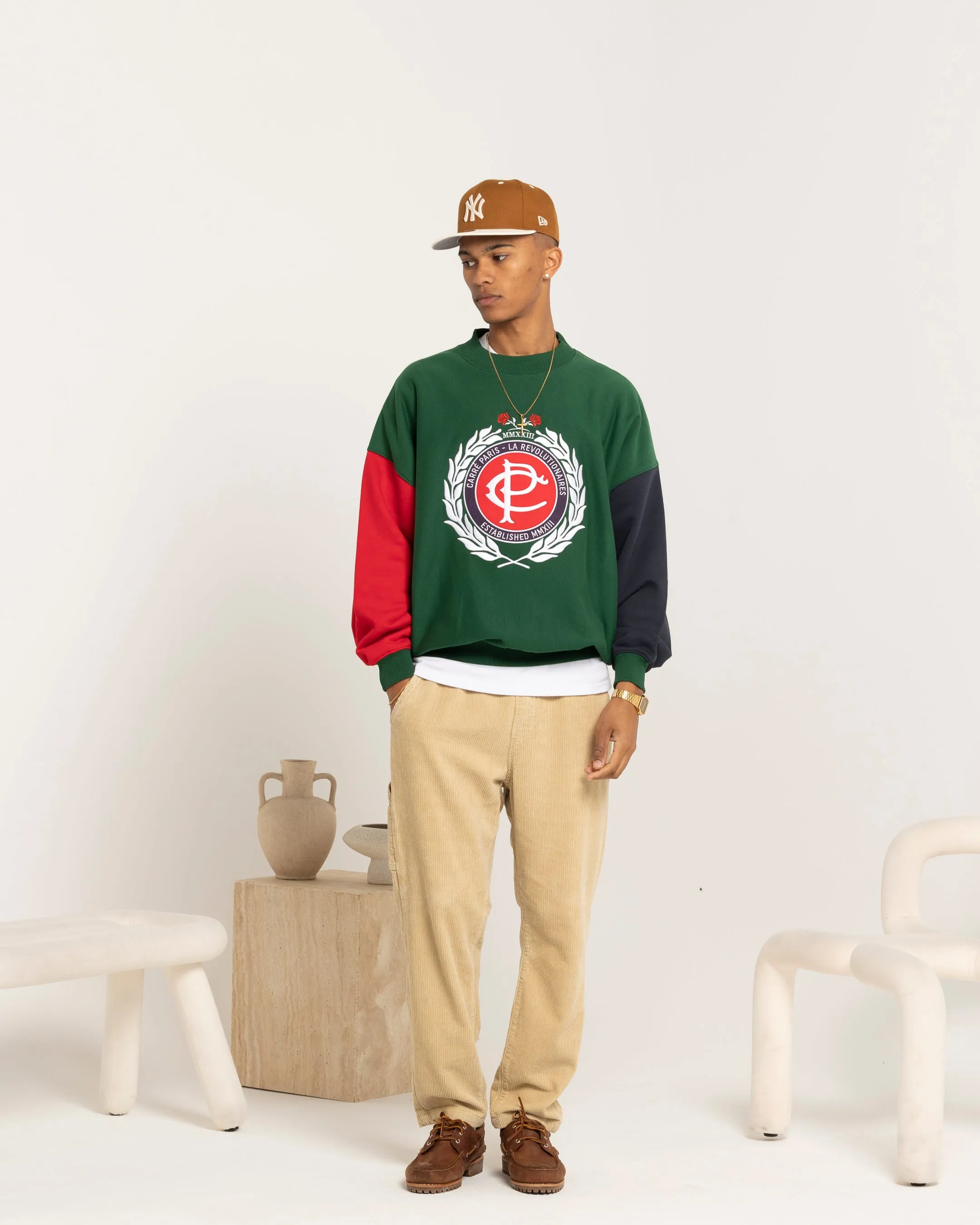 Carre Heritage Oversized Crewneck Multi