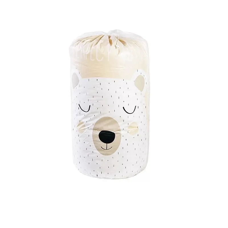 Cartoon Bear Collapsible Storage Bag Beam Port