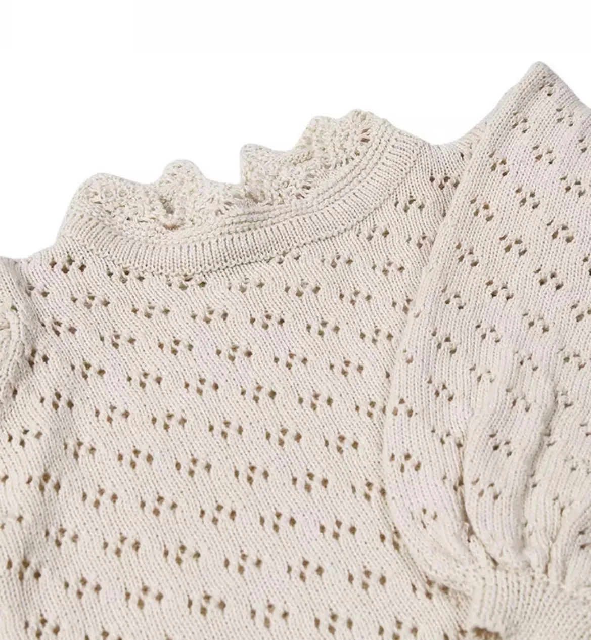 Celia - Girls Crochet Knitted Top