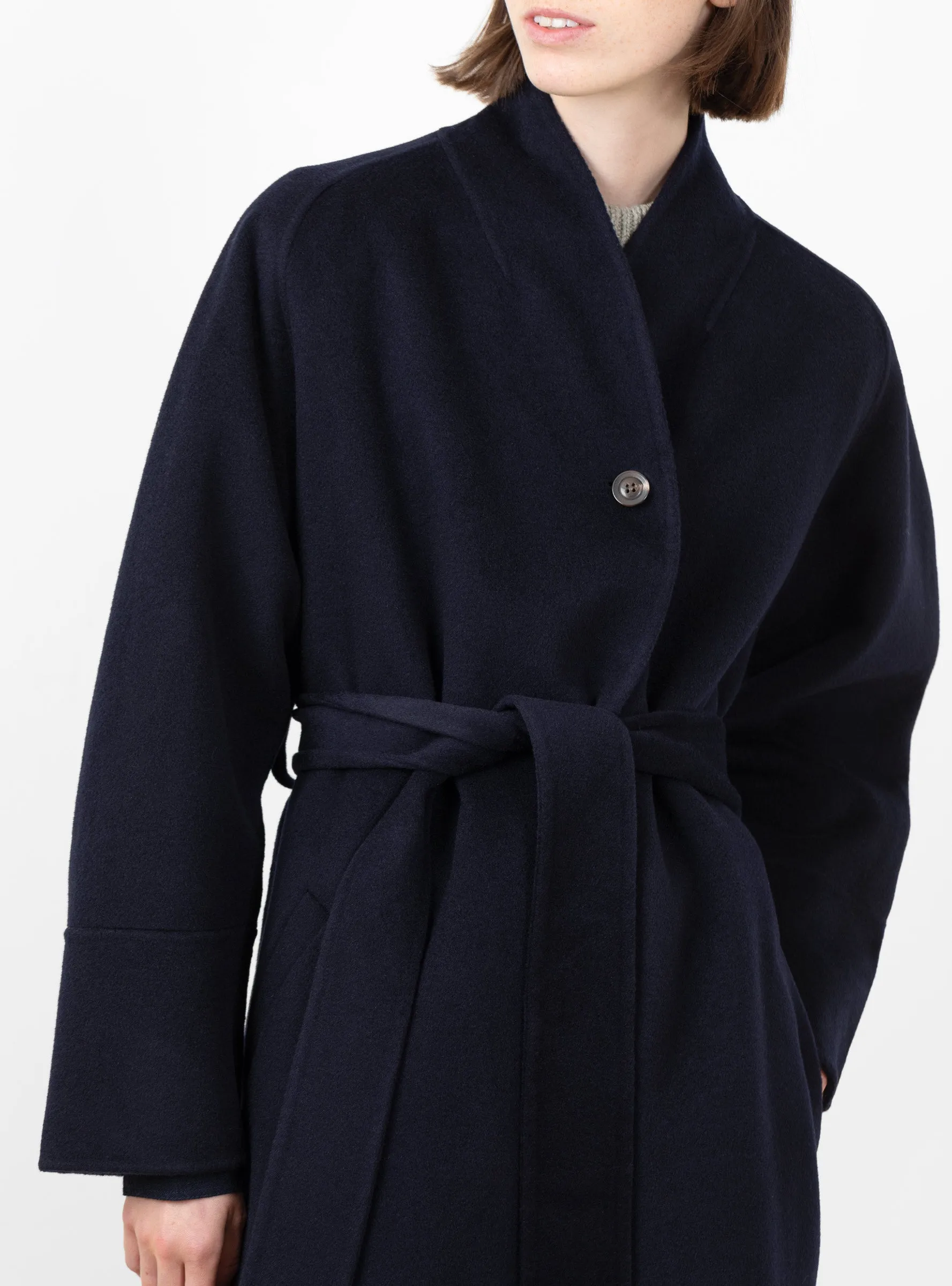 Cesar Coat Dark Navy