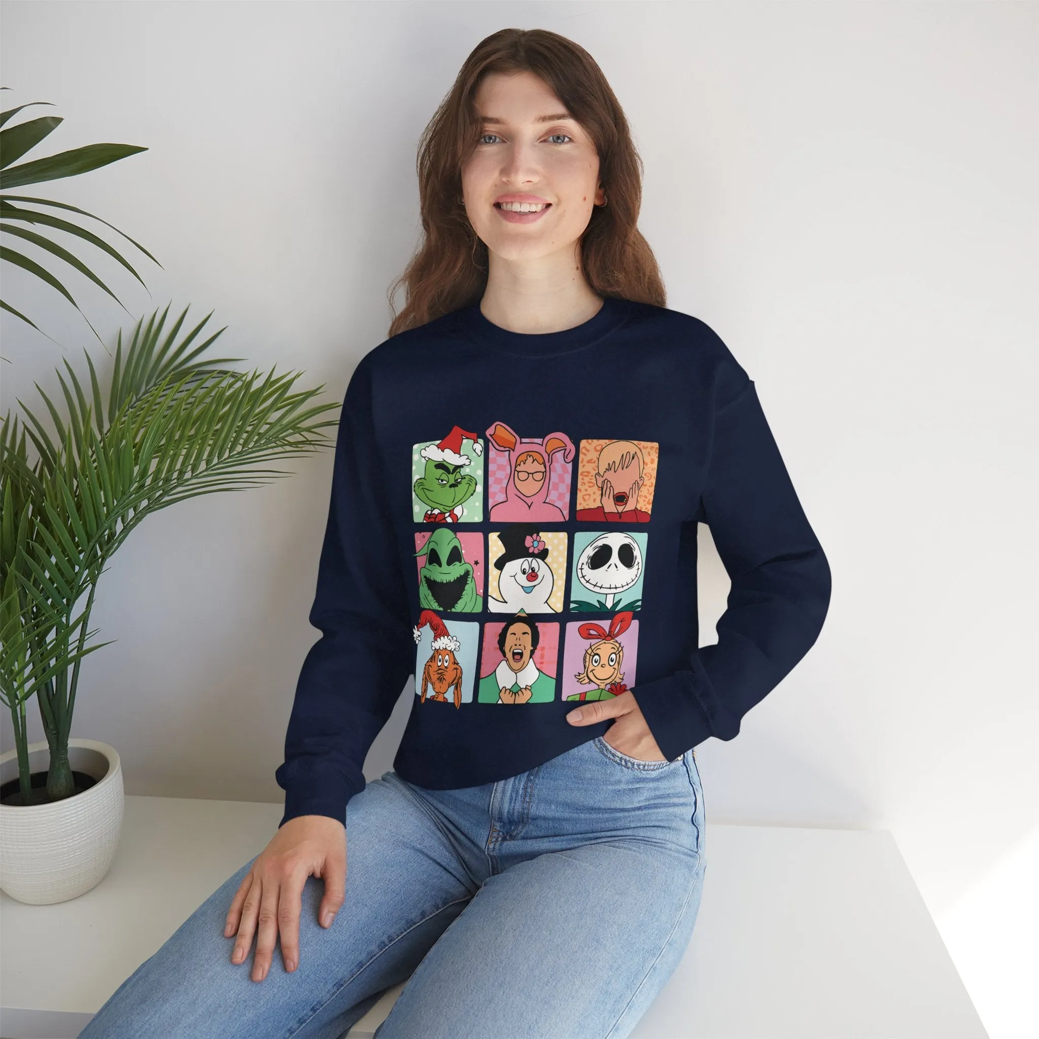 Christmas Classic Movies Crewneck Sweatshirt