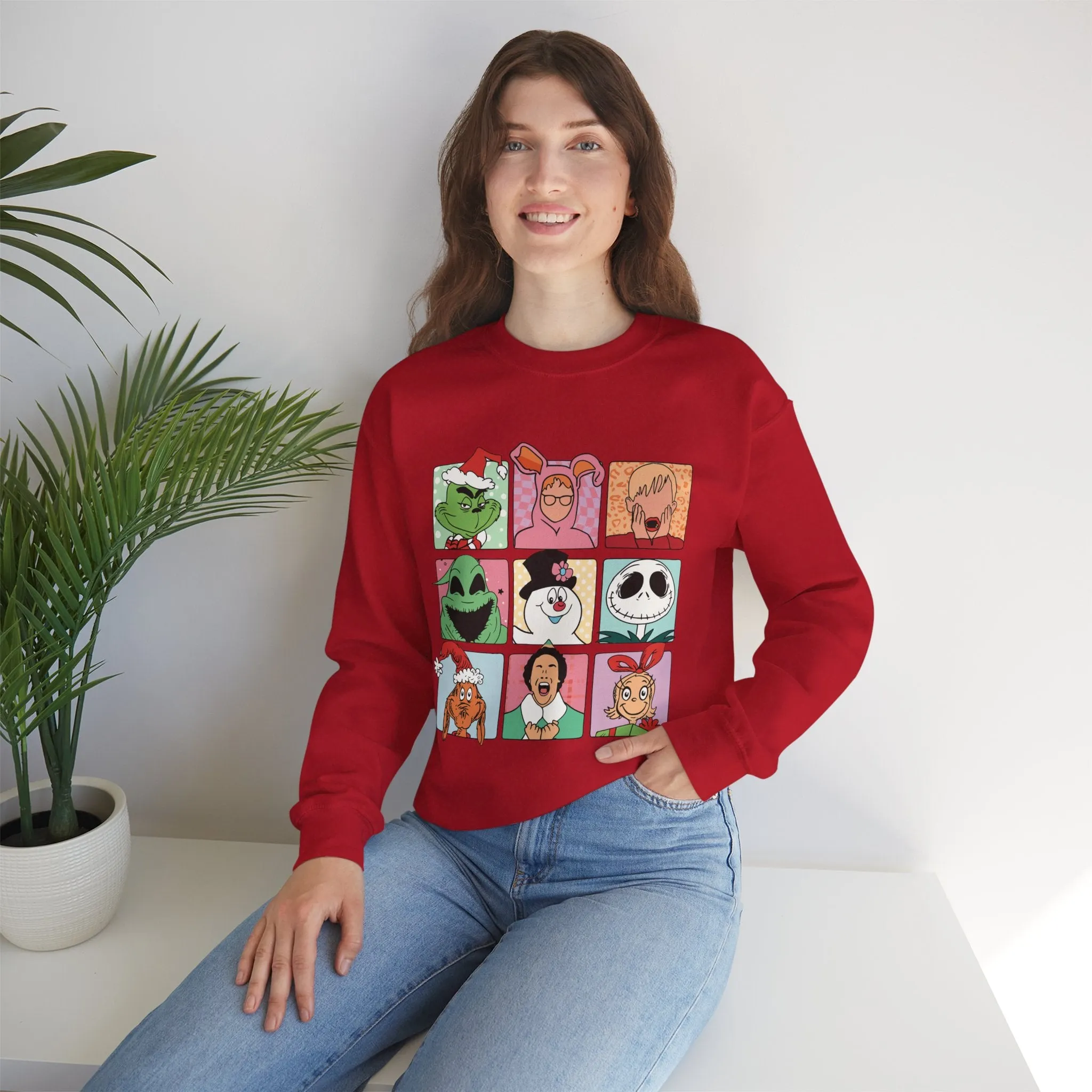 Christmas Classic Movies Crewneck Sweatshirt