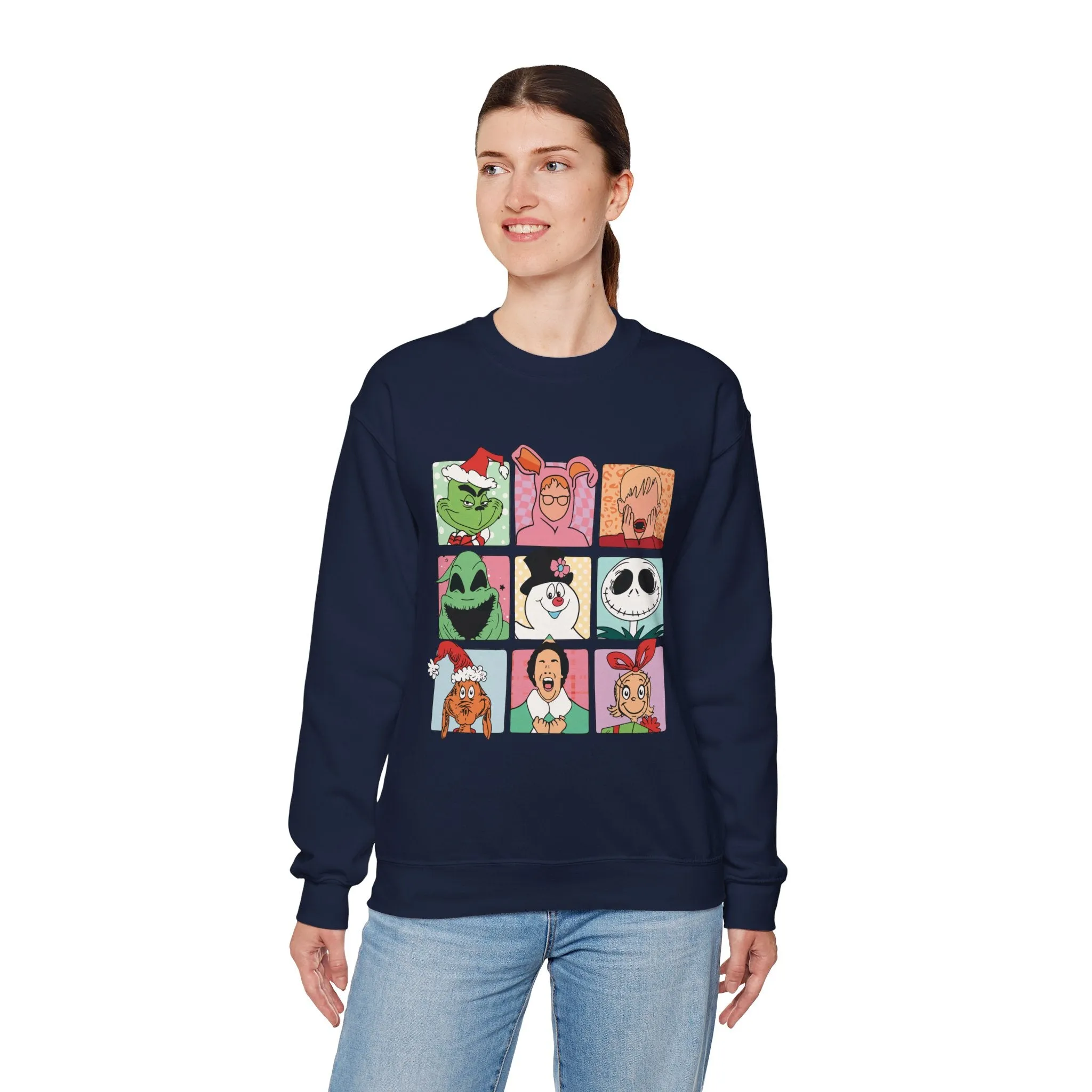 Christmas Classic Movies Crewneck Sweatshirt