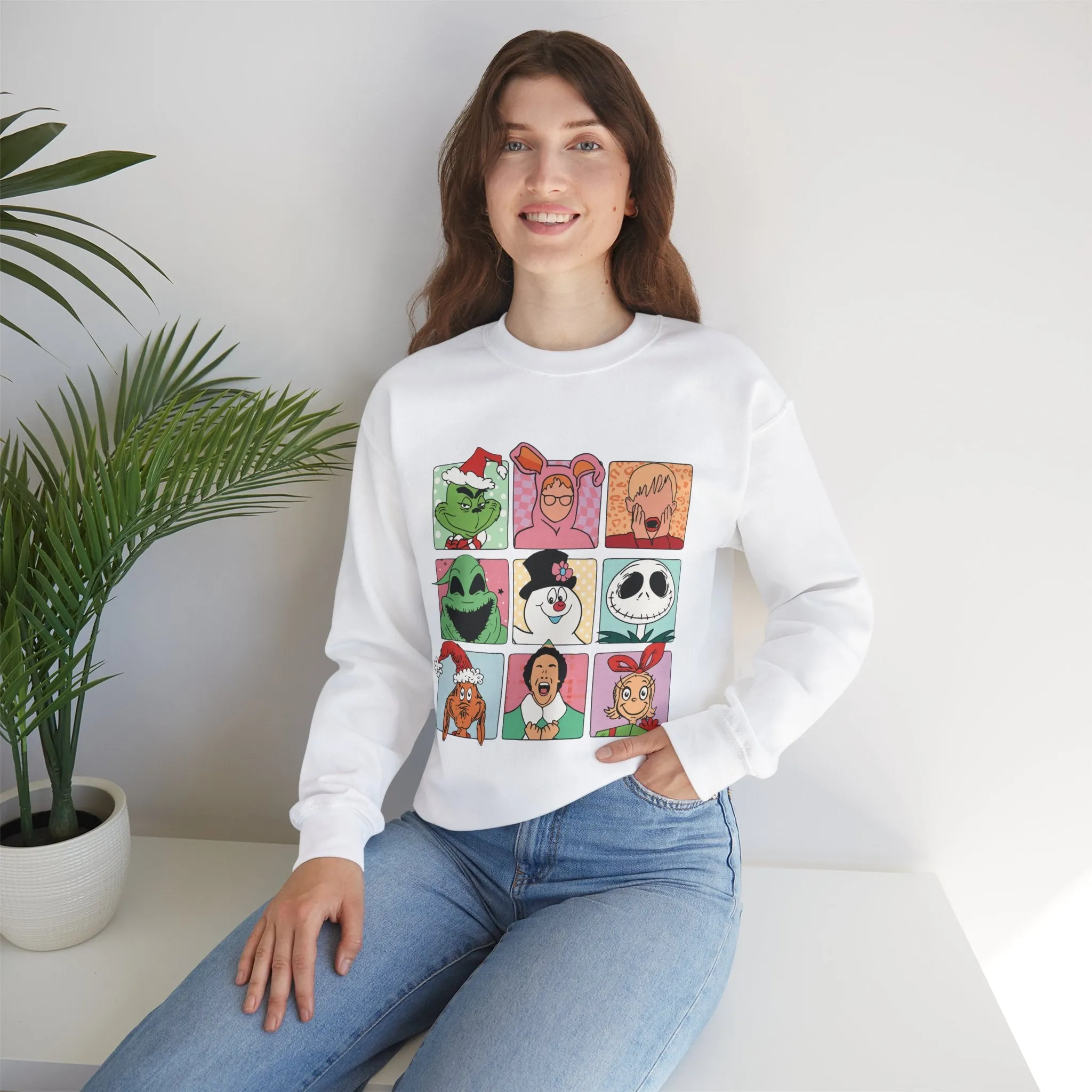 Christmas Classic Movies Crewneck Sweatshirt