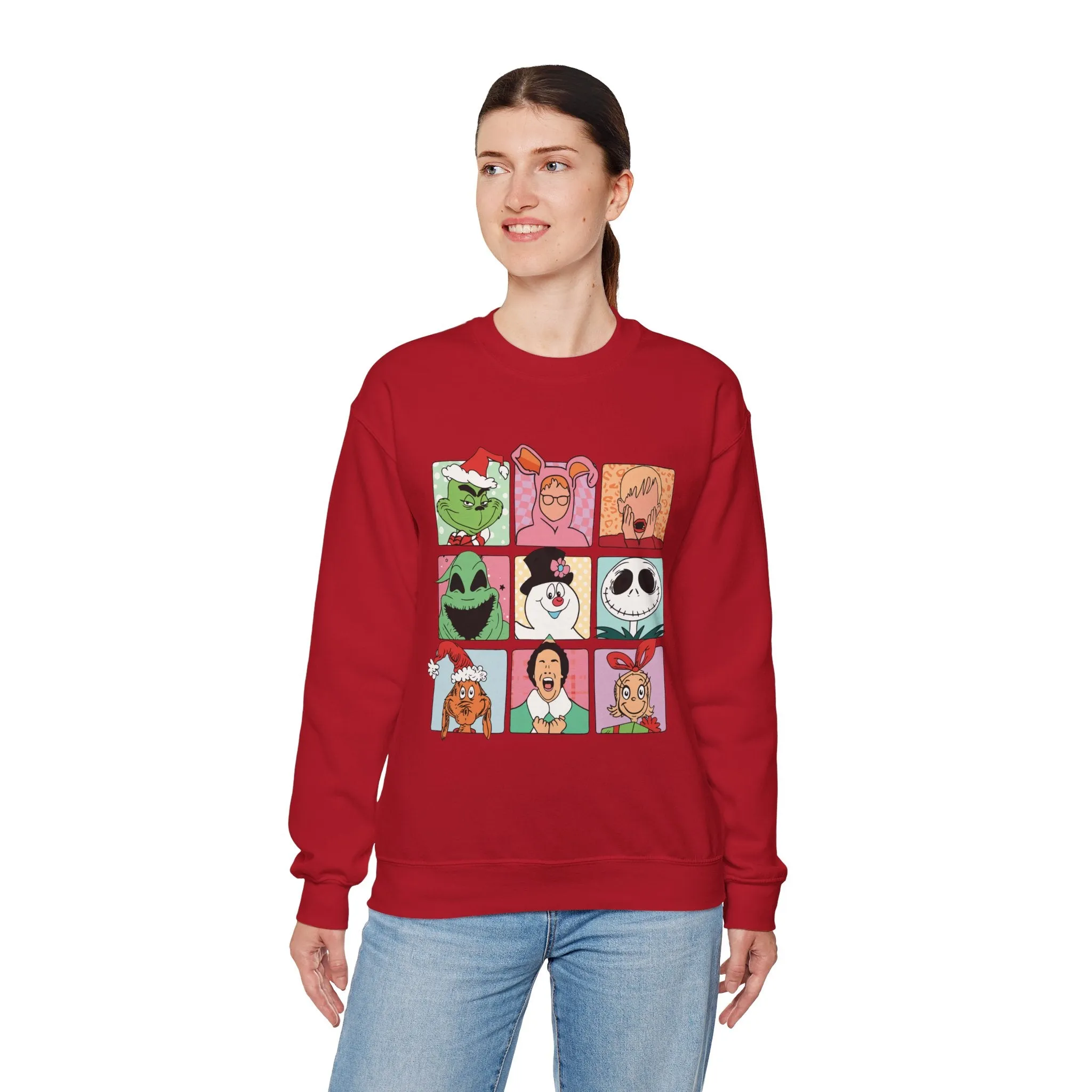 Christmas Classic Movies Crewneck Sweatshirt