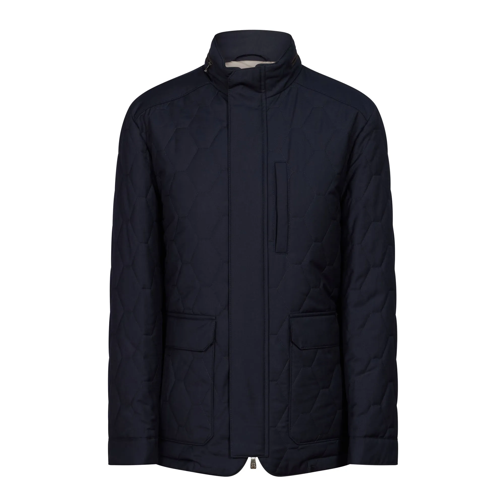 CORNELIANI Padded Caban Coat NAVY REG