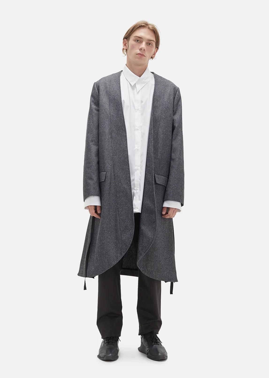 Cotton Tweed Overcoat