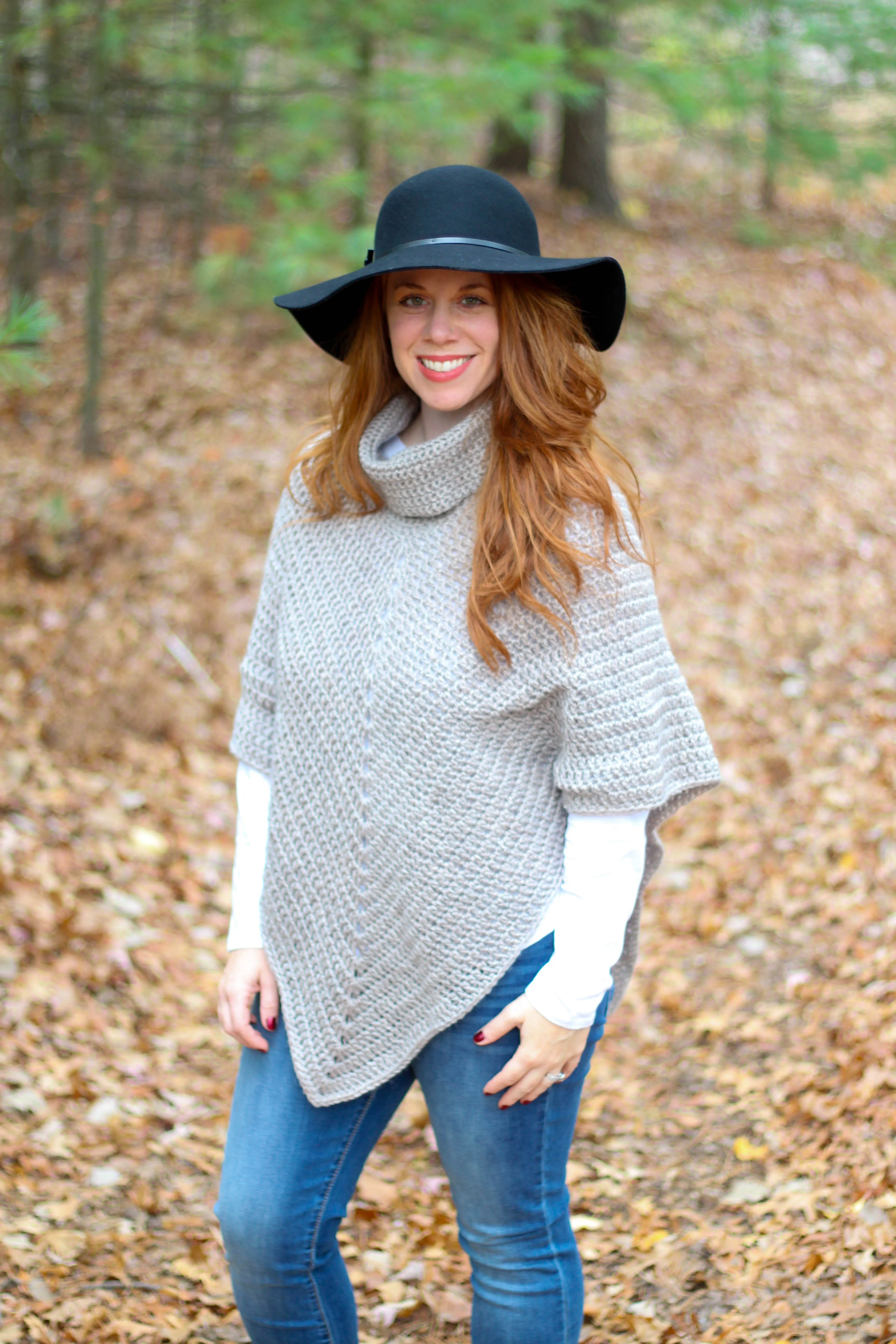 Crochet Kit - Partridge Creek Poncho Lite