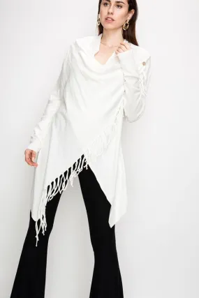 Crossover Fringe Poncho