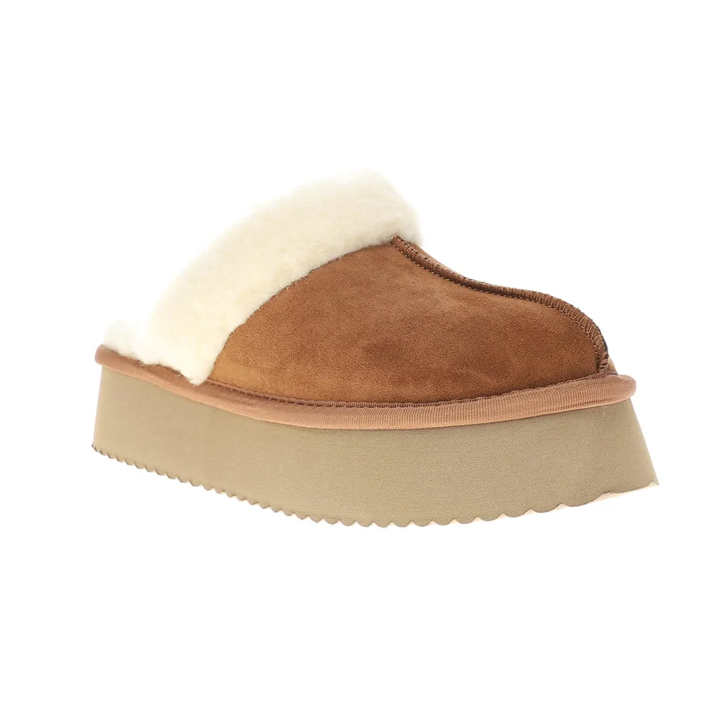 Cuddle Up Platform Scuff Slippers