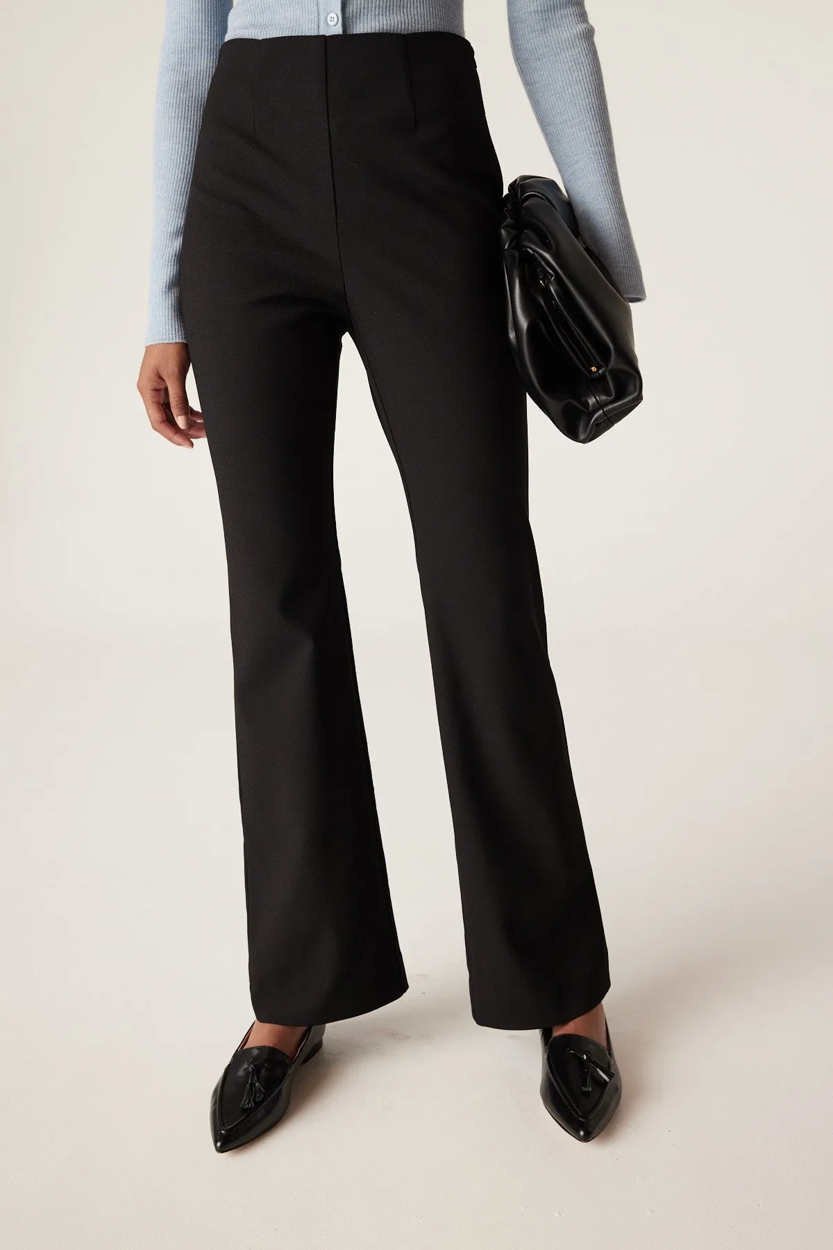 Dana Crepe Pant - Black