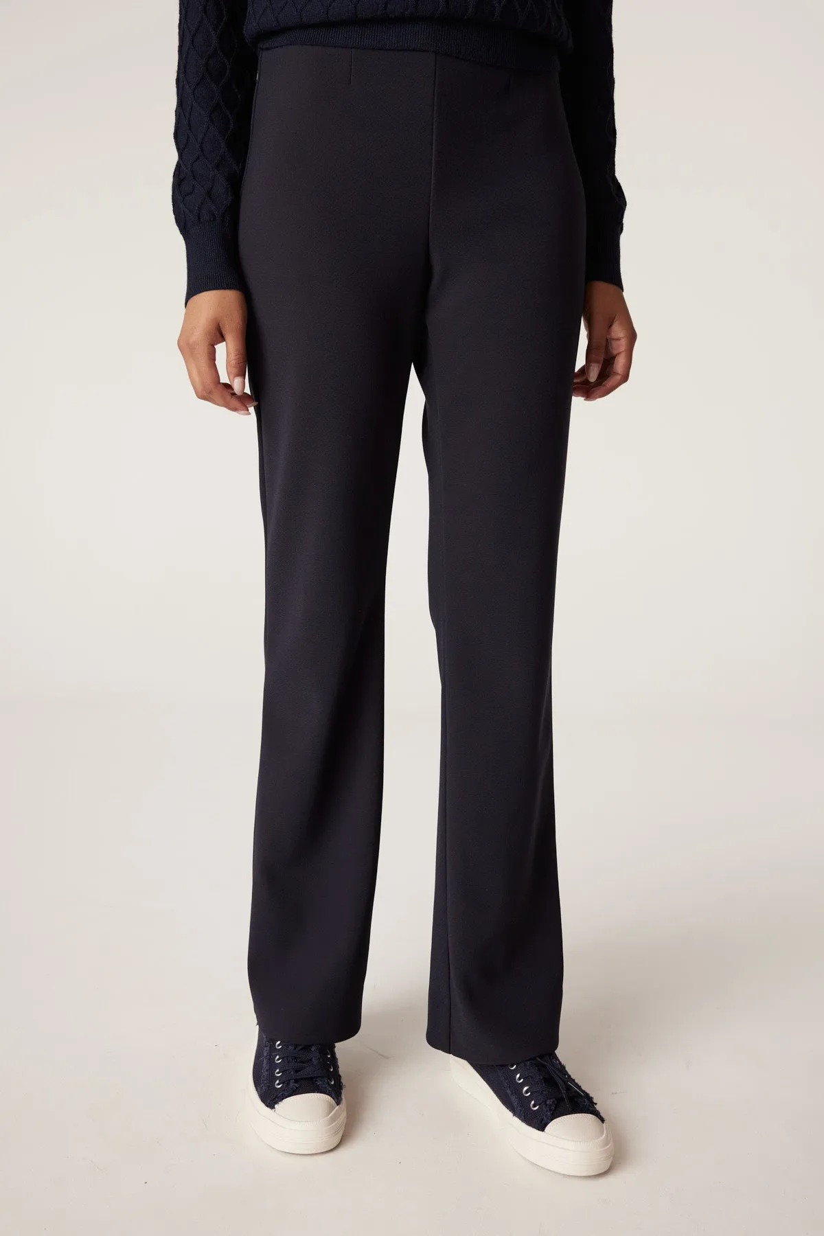 Dana Crepe Pant - Navy