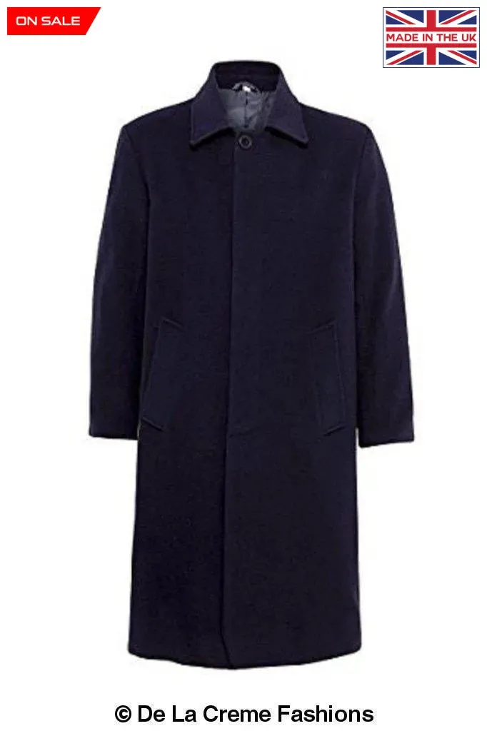 De La Creme MAN - Wool & Cashmere Long Formal Overcoat