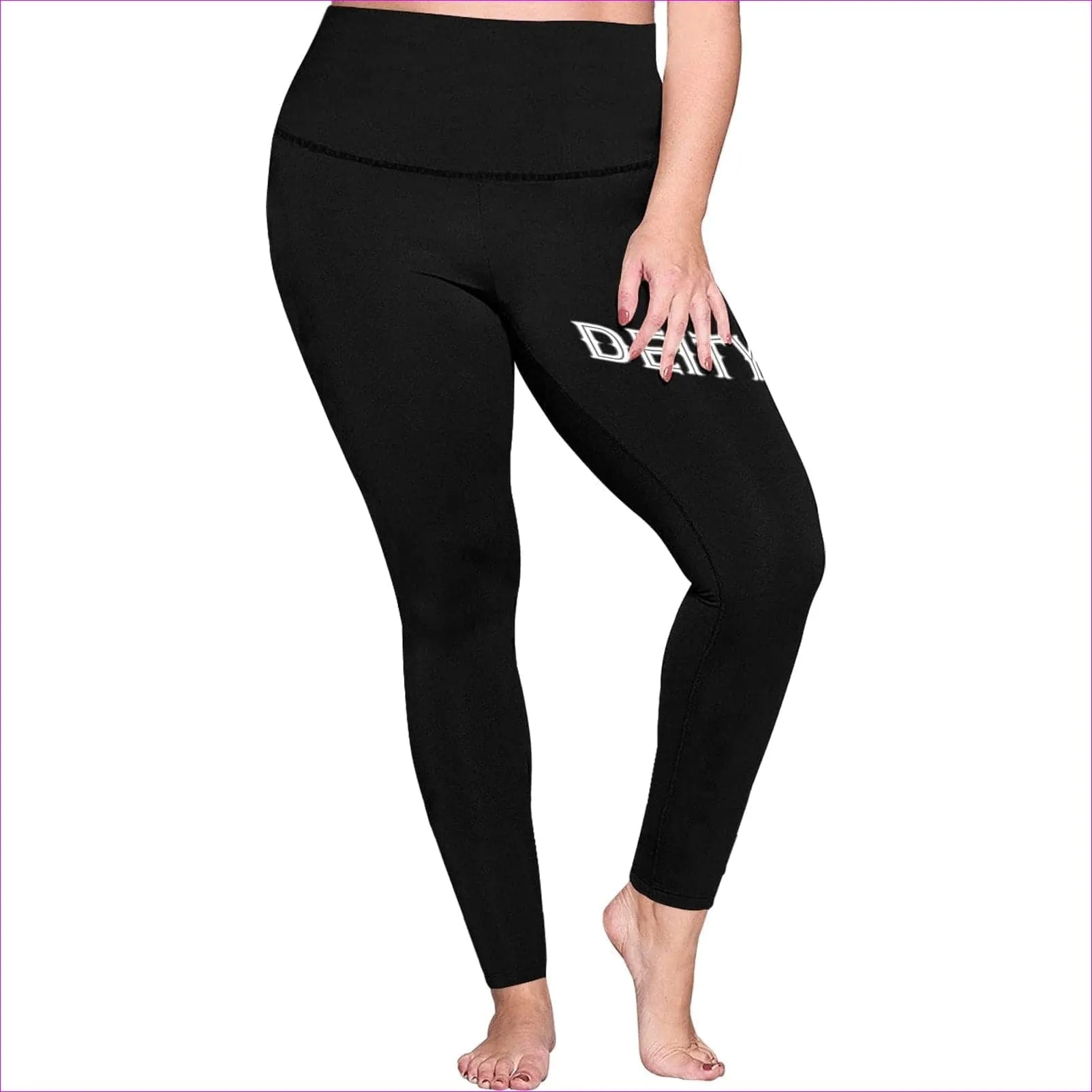 Deity Womens High Waist Leggings Voluptuous ( ) Plus Size - 10 Colors