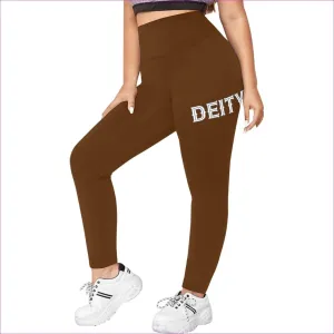 Deity Womens High Waist Leggings Voluptuous ( ) Plus Size - 10 Colors