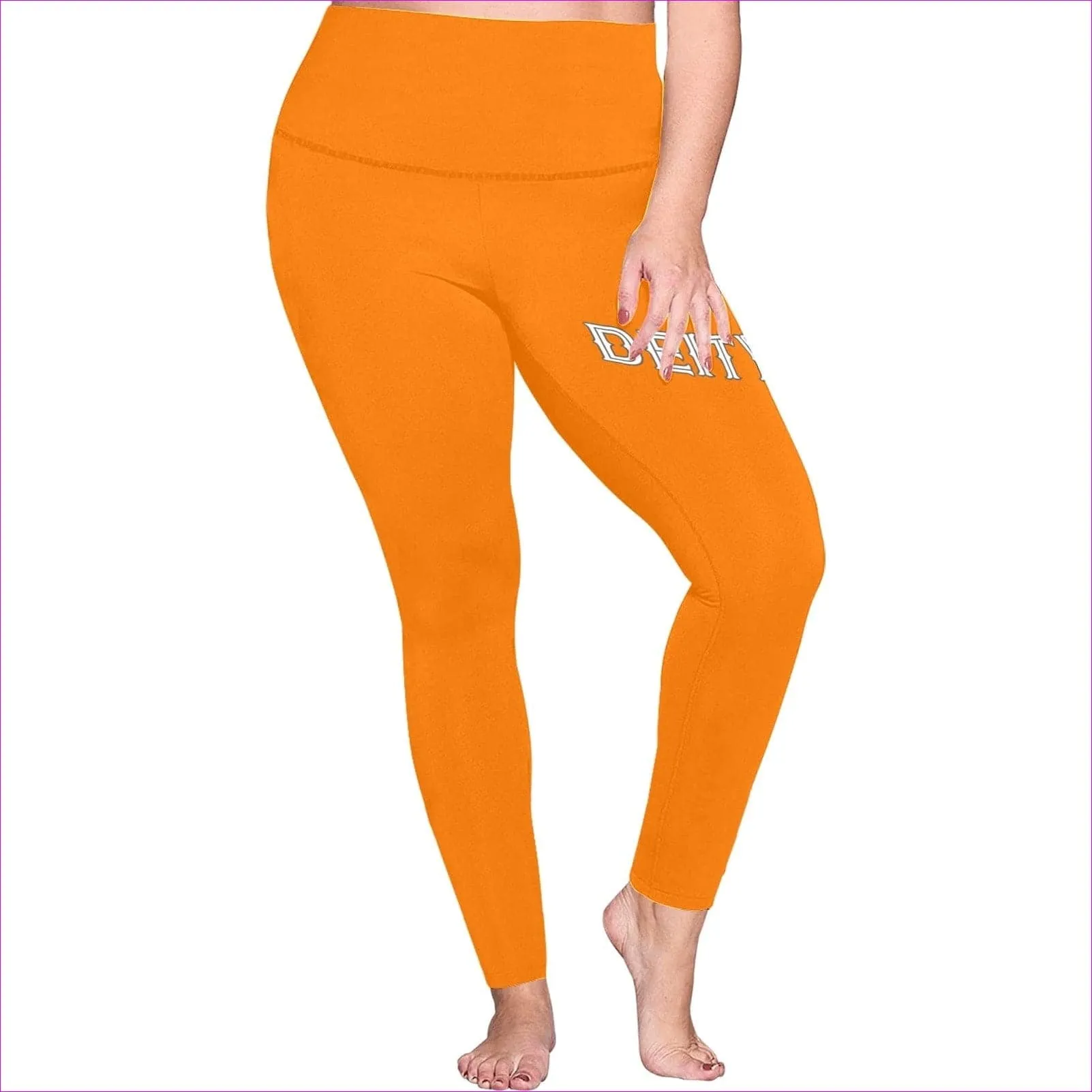 Deity Womens High Waist Leggings Voluptuous ( ) Plus Size - 10 Colors