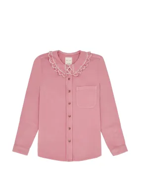 Delilah blouse in powder pink