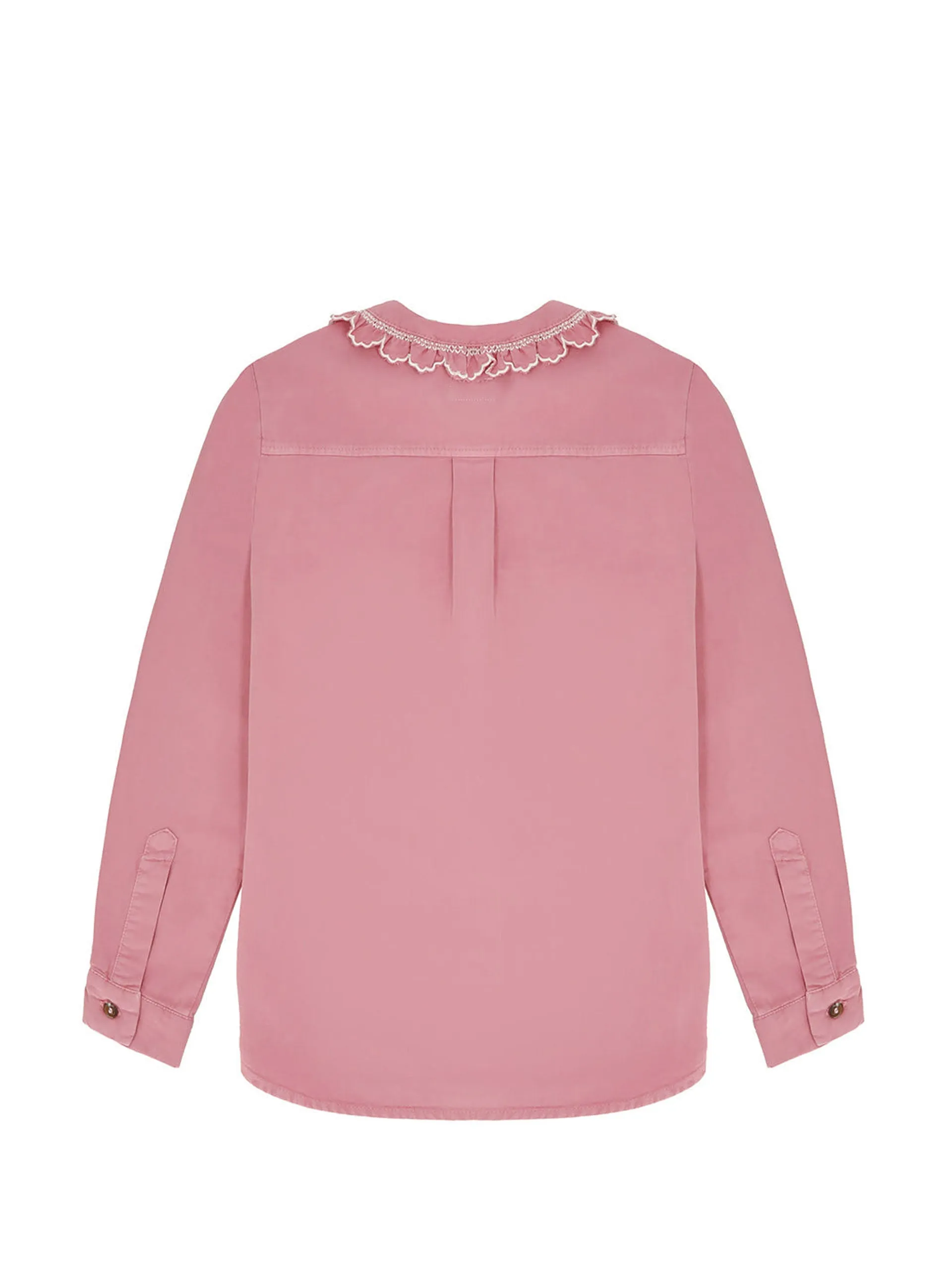 Delilah blouse in powder pink