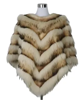 Dennis Basso Fox Fur Poncho