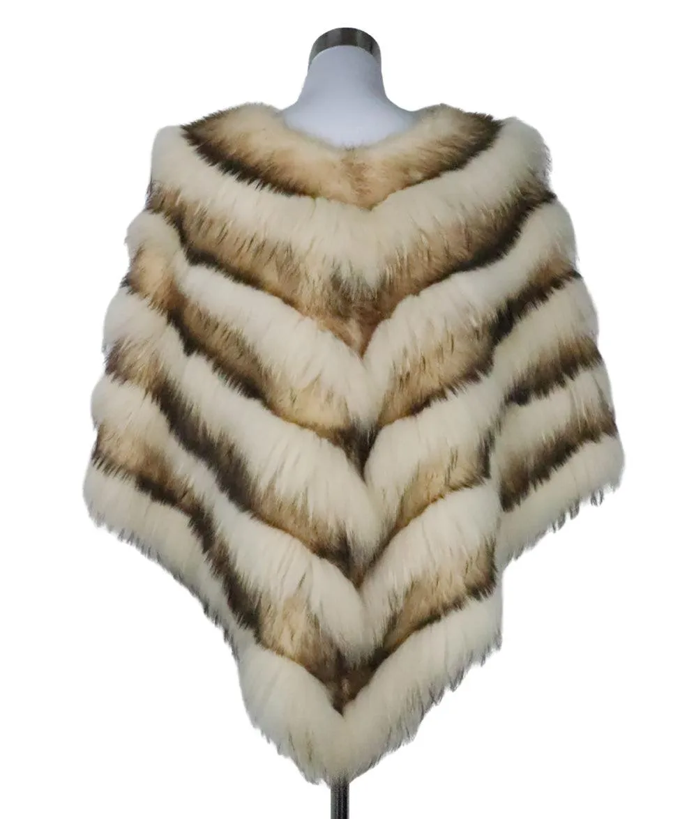 Dennis Basso Fox Fur Poncho