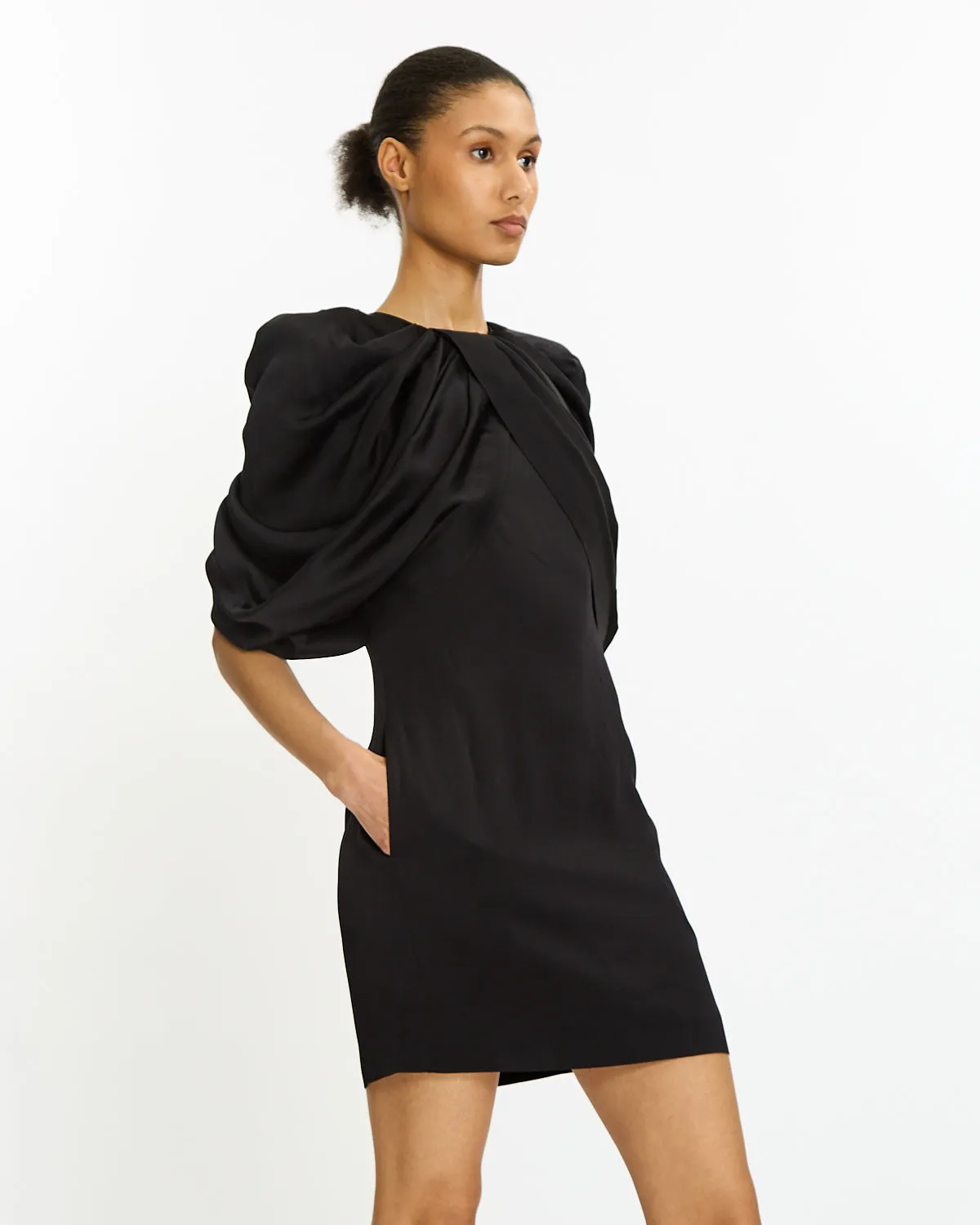 Draped Mini Dress