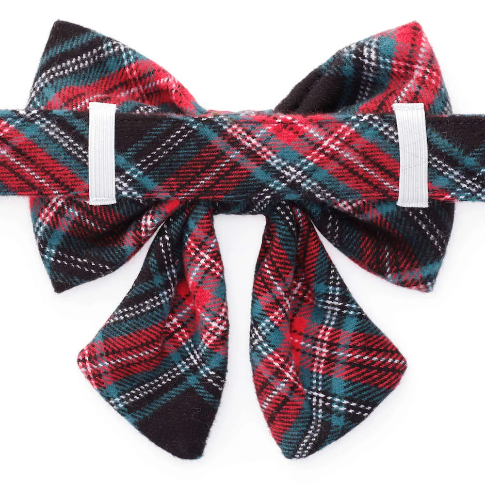 Draper James x TFD Georgia Plaid Lady Dog Bow